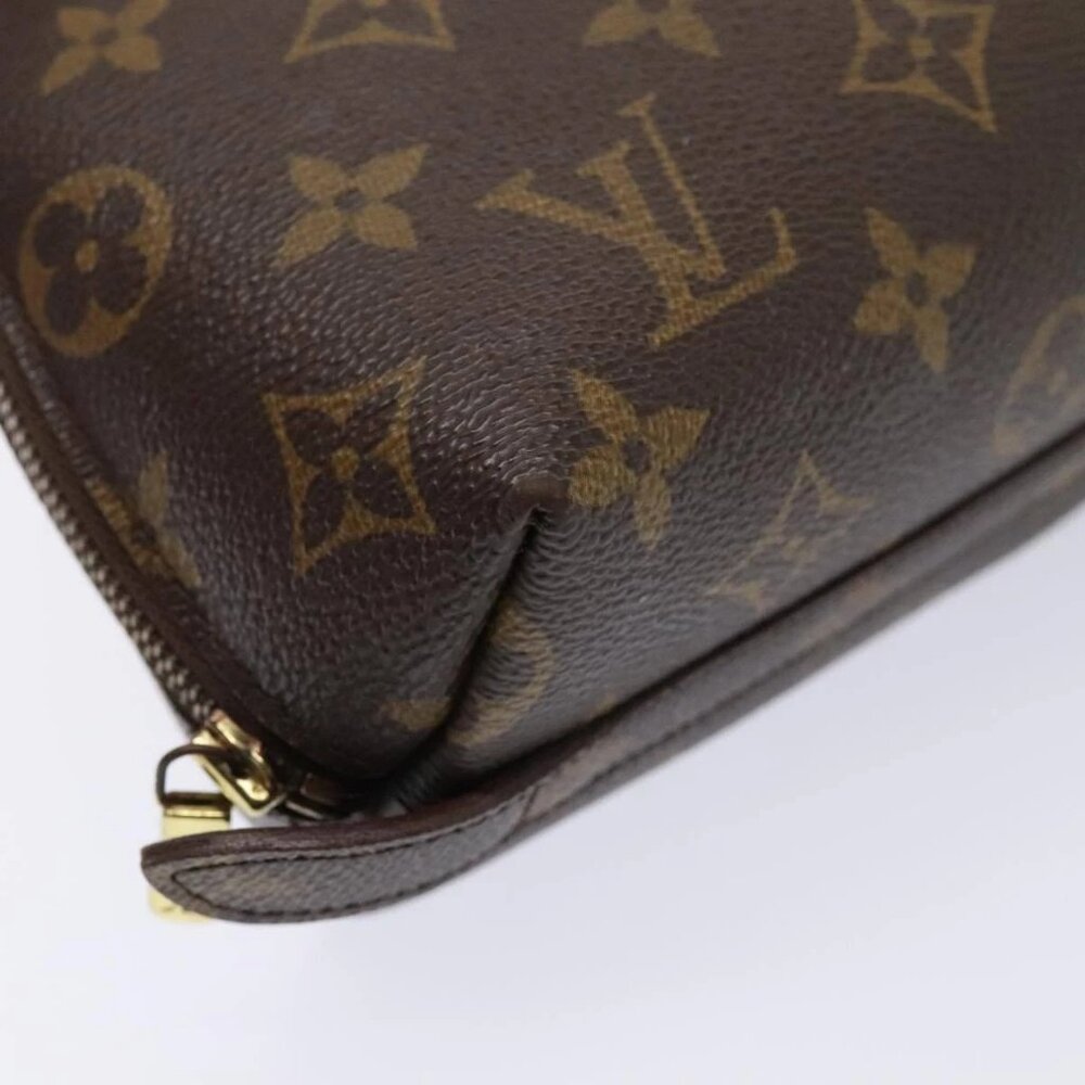 LOUIS VUITTON Monogram Trousse Demi Ronde Cosmetic Pouch M47520 LV Auth 90360 - Picture 3 of 16